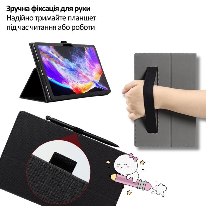 Чохол до планшета BeCover Slimbook Oscal Pad 90 10.92" Black (715128) зображення 5