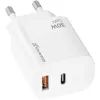Зарядное устройство Grand-X GaN 1xUSB-C + 1xUSB QC3.0 36W white (CH-360W) изображение 4