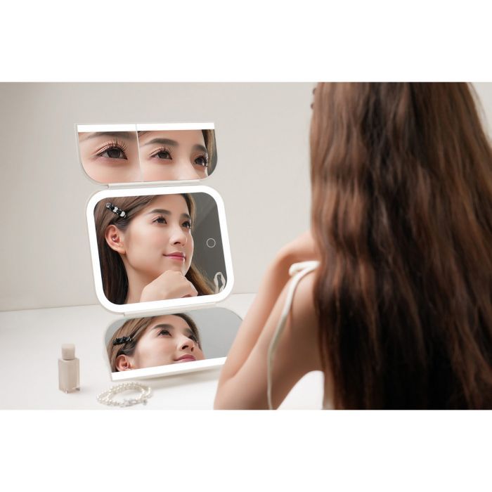 Зеркало Xiaomi Folding Mirror Standart Edition Pink (FD001) изображение 3