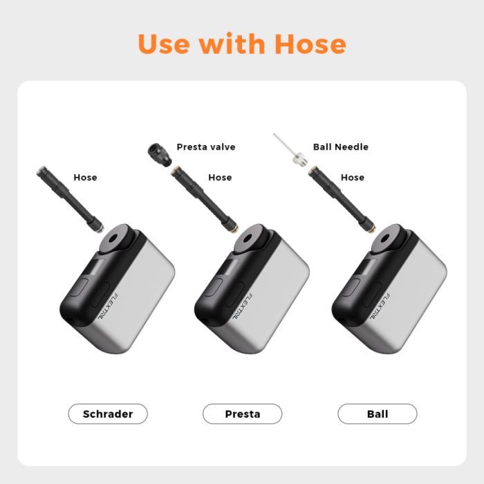 Велосипедний насос Flextail Tiny Bike Pump Pro 120 PSI (6975755967455) зображення 4