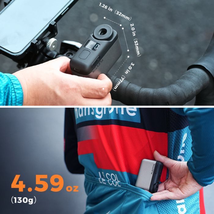 Велосипедний насос Flextail Tiny Bike Pump Pro 120 PSI (6975755967455) зображення 8