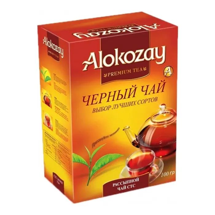 Чай Alokozay черный гранулированный СТС 90 г (4820229040078)