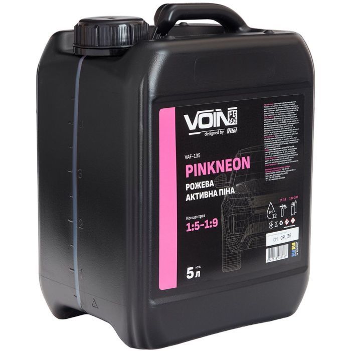 Автошампунь VOIN PinkNeon 15-19 (рожева) 5л (VAF-135) изображение 2