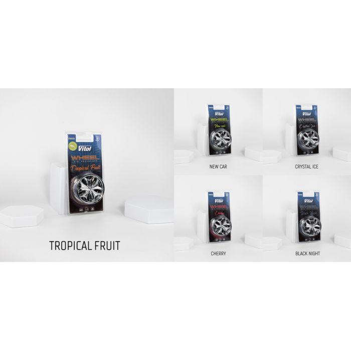 Ароматизатор для автомобиля VITOL Wheel Tropical Fruit (VWH05) изображение 4