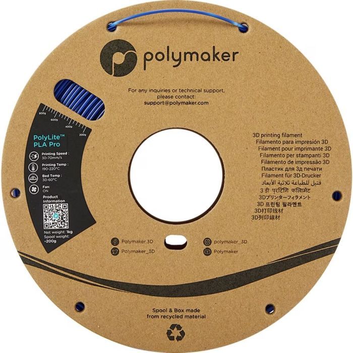 Пластик для 3D-принтера Polymaker PLA POLYLITE PRO 1,75mm 1kg YELLOW (PA07009) зображення 2