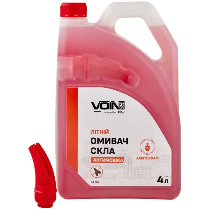 Омыватель автомобильный VOIN Амстердам 4л антімошка (VOIN S1 BC) изображение 4