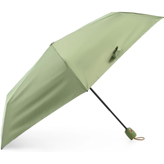 Зонт Krago складана жіноча RETRO повний автомат зелена (umb-17-003) изображение 2