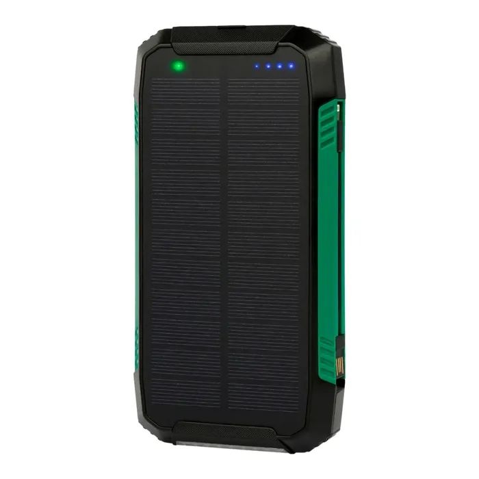 Батарея универсальная AURA NRG-30SE ARM SOLAR 30000mAh Wireless charging Green (PBANRG30SEG) изображение 2