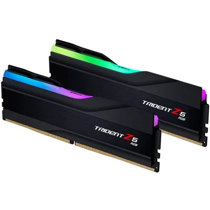 Модуль памяти для компьютера DDR5 32GB (2x16GB) 6400 MHz Trident Z5 RGB G.Skill (F5-6400J3039G16GX2-TZ5RK)