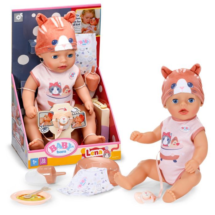 Кукла Baby Born Лена в костюме котика 36 см (839560) изображение 2