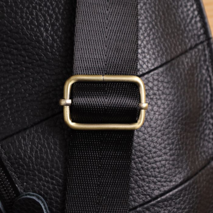 Сумка Vintage Кожаная Черная (22957) изображение 11