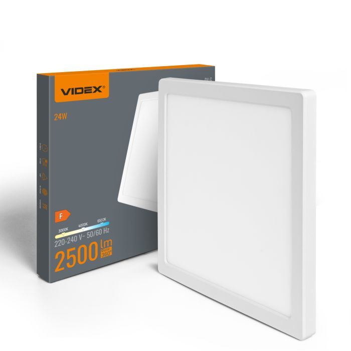 Світильник Videx DL6S 24W 3000K-4000K-6500K White (VL-DL6S-24CW)