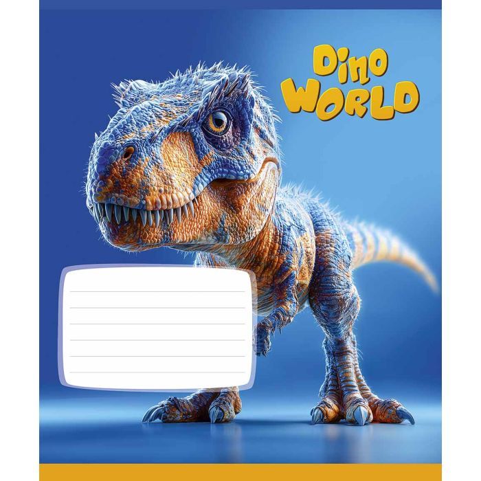 Зошит Школярик Star Dino world 12 аркушів клітинка (012-3664K) зображення 2