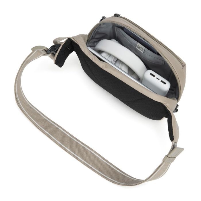 Сумка-бананка Pacsafe V Hip Pack бежевий (60141237) зображення 3