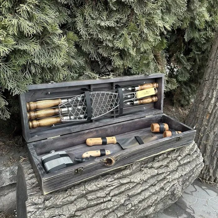 Набор для барбекю Metalzavod Майстер BBQ темний (PN-BBQ-DK) изображение 3