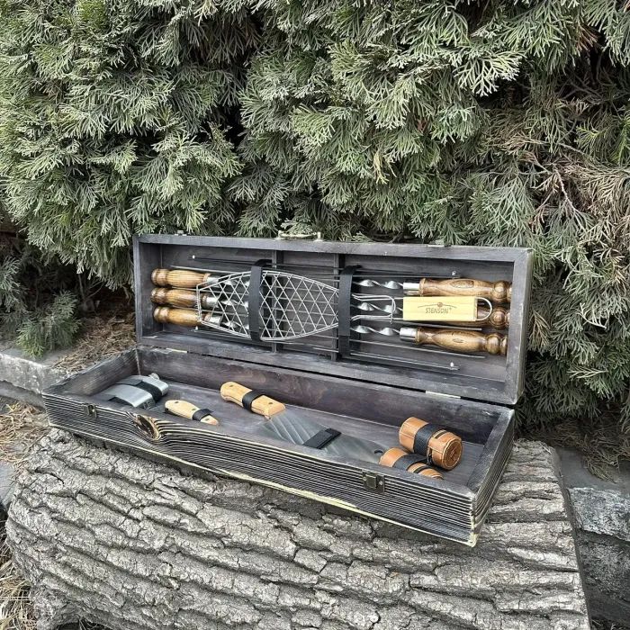 Набор для барбекю Metalzavod Майстер BBQ темний (PN-BBQ-DK) изображение 4