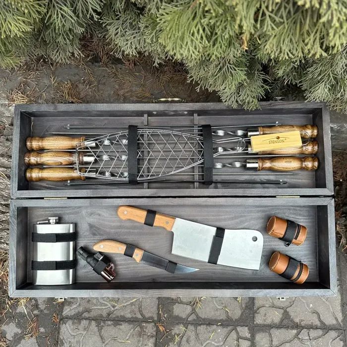 Набор для барбекю Metalzavod Майстер BBQ темний (PN-BBQ-DK) изображение 5