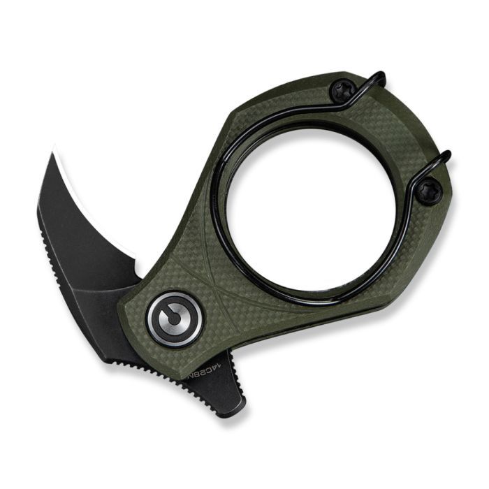 Ніж Civivi Pyrus, Green G10, Black Stonewash (C23038-4) зображення 13