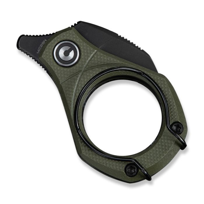 Ніж Civivi Pyrus, Green G10, Black Stonewash (C23038-4) зображення 17