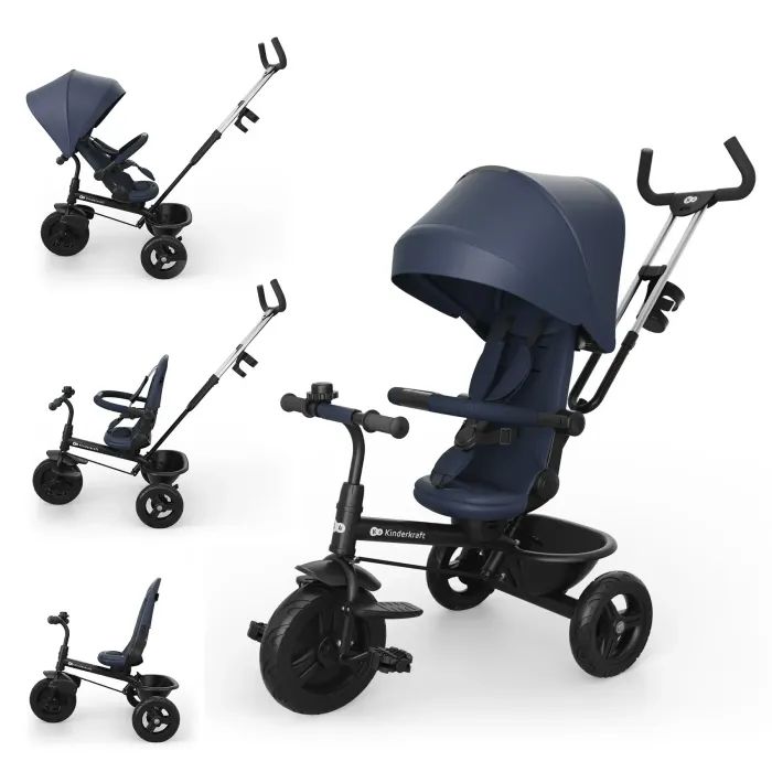 Дитячий велосипед Kinderkraft Aston 2 Plus Grey (KRASTO02GRYPL00) (5902533929900)
