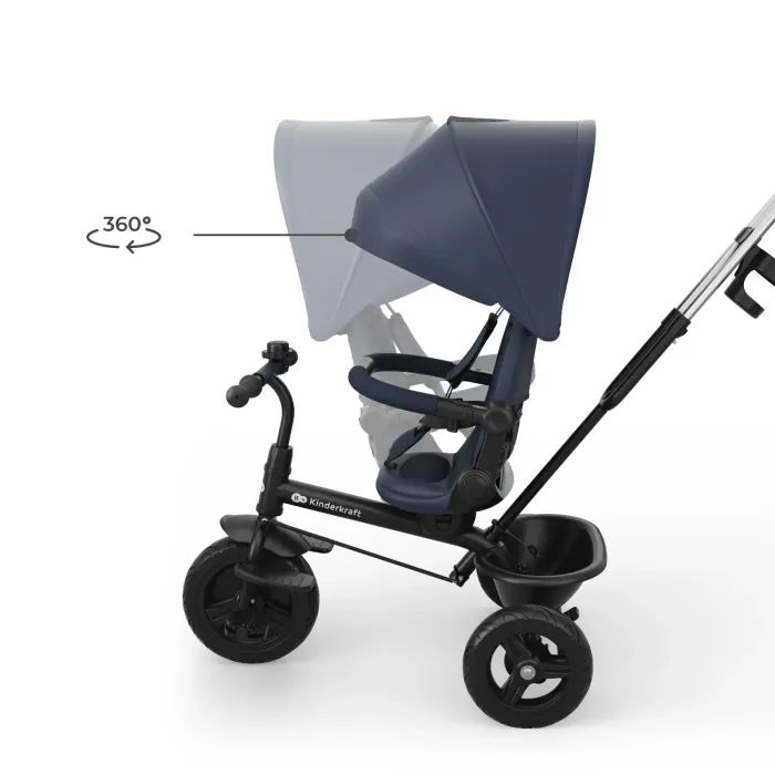 Дитячий велосипед Kinderkraft Aston 2 Plus Grey (KRASTO02GRYPL00) (5902533929900) зображення 2