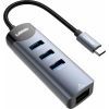 Концентратор LDNIO USB-C 4-in-1 3xUSB 3.0 + 1xRJ45 (DS-144C) изображение 4
