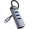 Концентратор LDNIO USB-C 4-in-1 3xUSB 3.0 + 1xRJ45 (DS-144C)