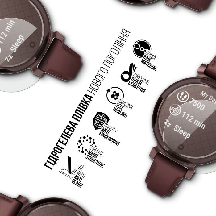 Плівка захисна Armorstandart Matte hydrogel Garmin Lily 2 8 pcs (ARM92026) зображення 2