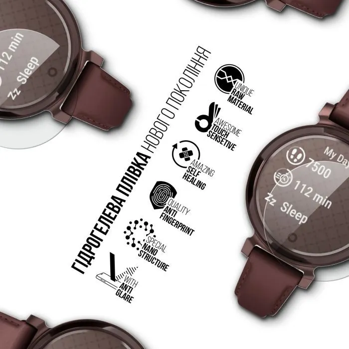 Плівка захисна Armorstandart Matte hydrogel Garmin Lily 2 8 pcs (ARM92026) зображення 2