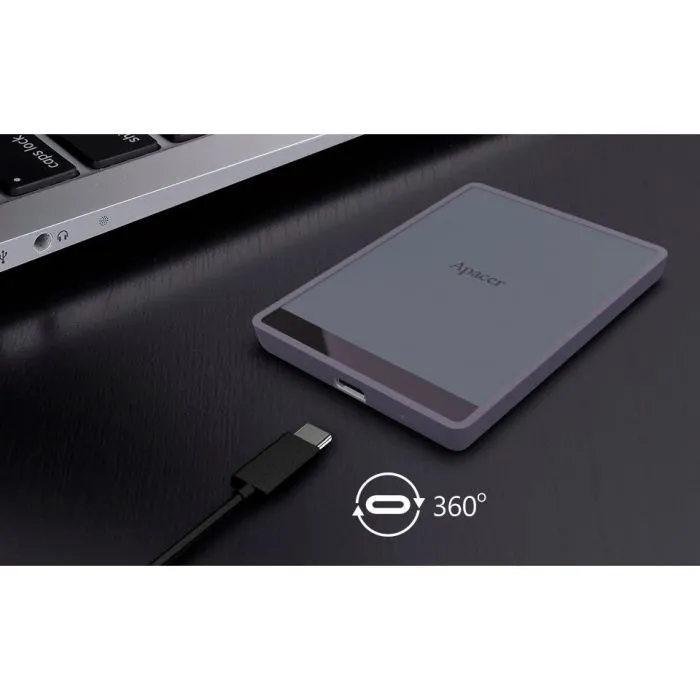 Накопитель SSD USB Type-C 1TB Apacer (AP1TBAS724M-1) изображение 3