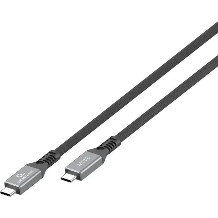 Дата кабель USB-C to USB-C 0.3m USB4 240W 8K60Hz 40Gbps Cablexpert (CCBP-USB4-CMCM240-0.3M) изображение 2