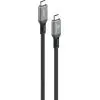 Дата кабель USB-C to USB-C 0.3m USB4 240W 8K60Hz 40Gbps Cablexpert (CCBP-USB4-CMCM240-0.3M)