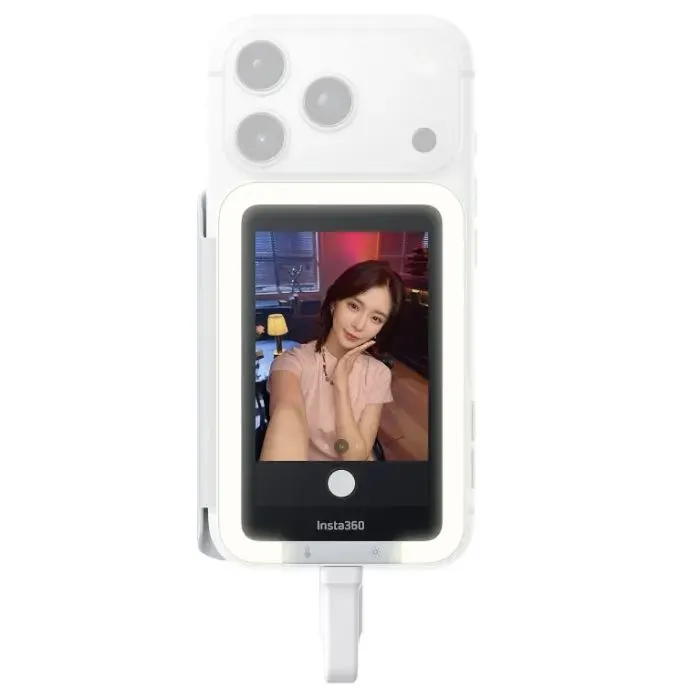 Аксессуар к экшн-камерам Insta360 Snap Selfie Screen with Light (6977644765227)
