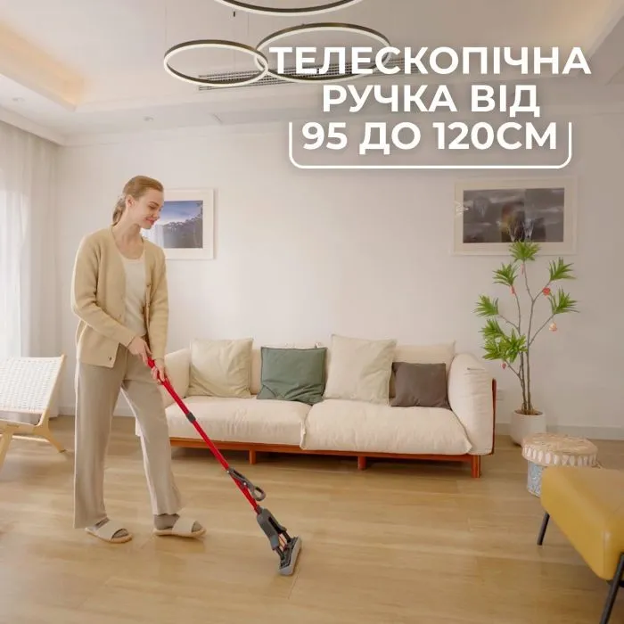 Швабра Vileda Easy Mop Губчаста з віджимом (8690803750701) зображення 6