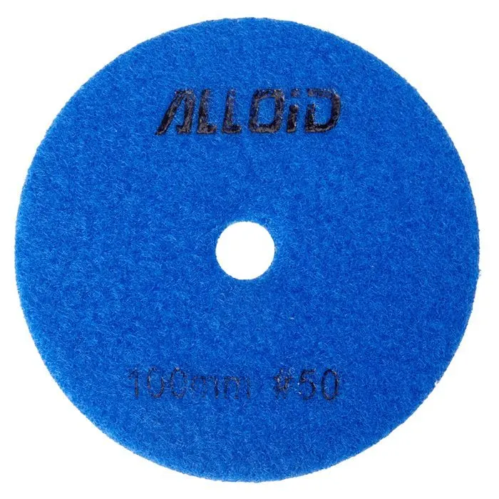 Круг зачистной Alloid Pro, алмазный, шлифовальный, на липучке, STAR, 100мм, зерно 50 (DD-63369)