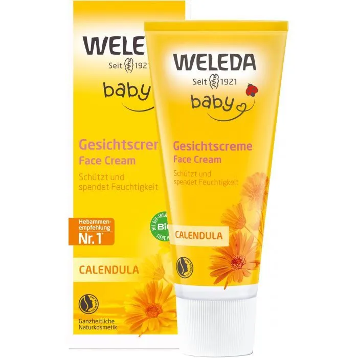 Дитячий крем Weleda Календула дитячий крем для обличчя 50 ml (4001638096614)