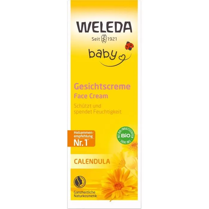 Дитячий крем Weleda Календула дитячий крем для обличчя 50 ml (4001638096614) зображення 3