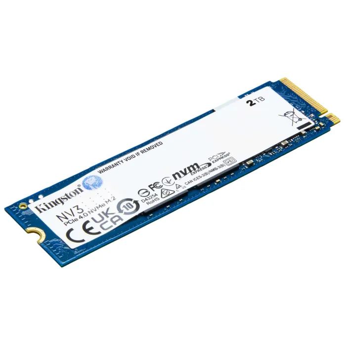 Накопичувач SSD M.2 2280 1TB Kingston (SNV3S/1000GBK) зображення 2
