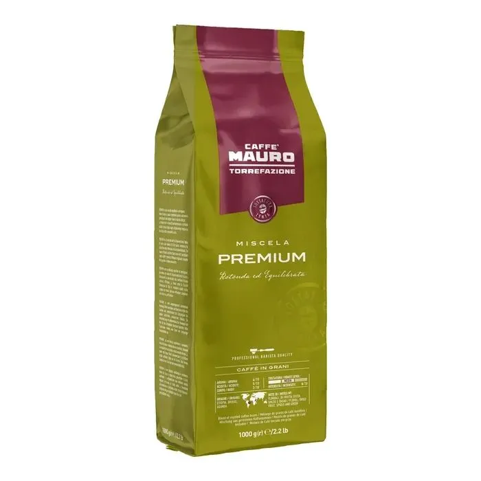 Кава MAURO Premium в зернах 1 кг (8002530164926)