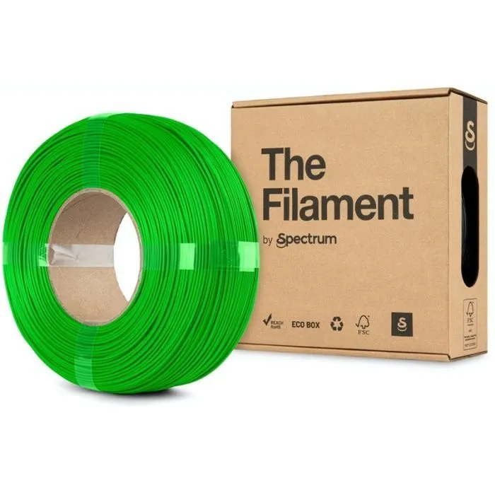Пластик для 3D-принтера The Filament PLA 1.75mm 1kg ReFill GREEN, CIRCUIT (TF-24048) изображение 3