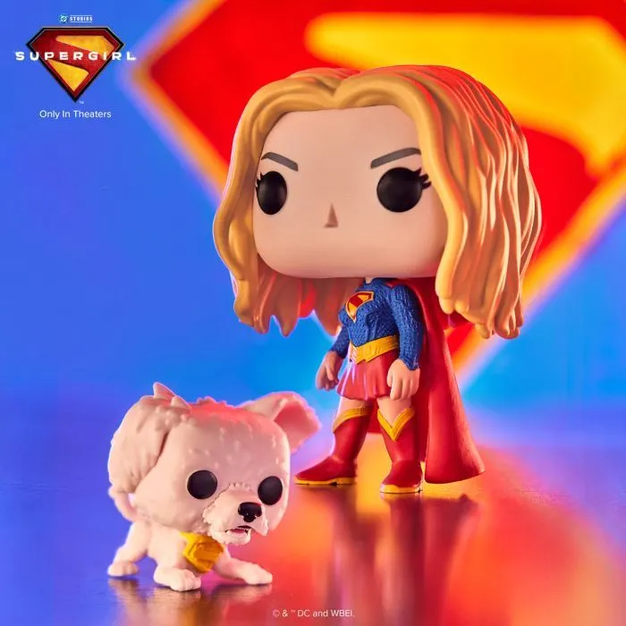 Фигурка Funko Pop набор серии Супергерл - Супергерл и Крипто Суперпес (90801) изображение 3