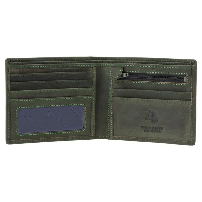 Гаманець Visconti 707 Shield Oil Green (707 OIL GRN) зображення 3
