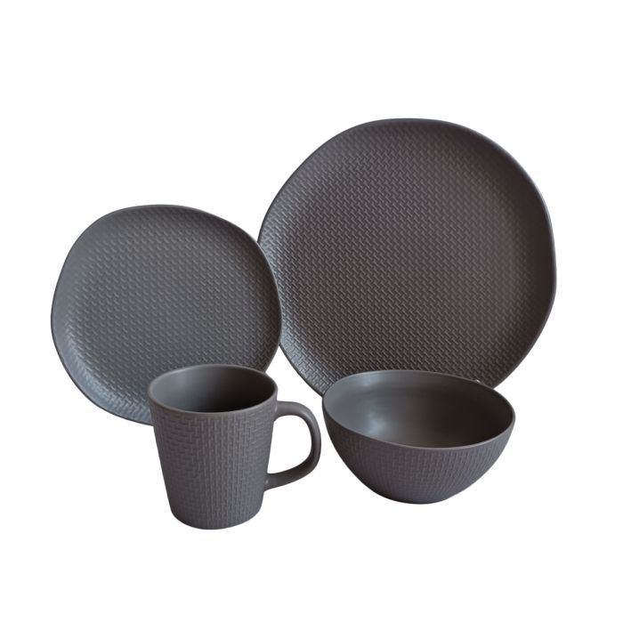 Тарелка Vittora Gray Texture десертна 205мм (VT-P-1205GT) изображение 3