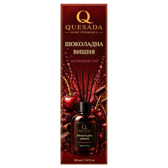 Аромадифузор Quesada Шоколадна вишня 100 мл (4823135701293)