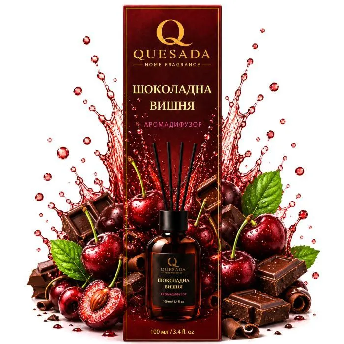 Аромадифузор Quesada Шоколадна вишня 100 мл (4823135701293) зображення 3