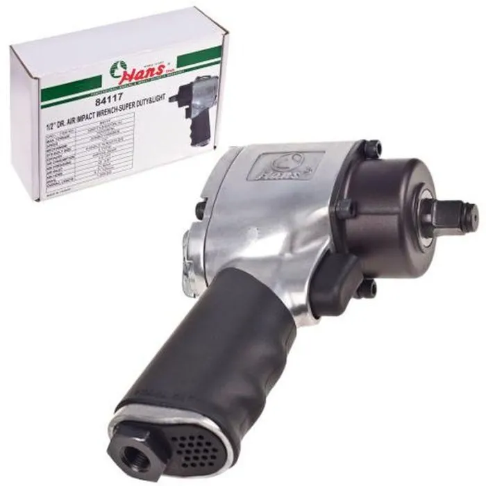 Гайковерт Hans 1/2", 10000об/хв, 678Нм, 1.55кг (84117) зображення 5