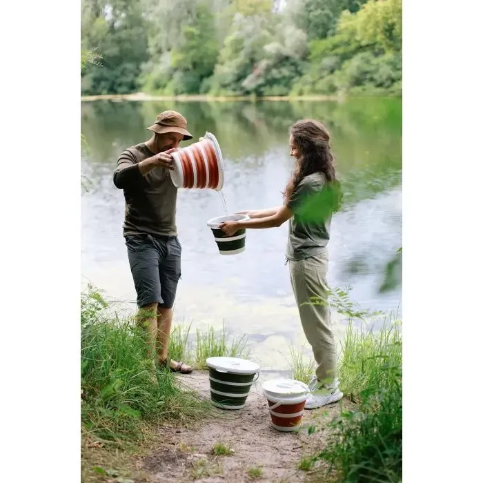 Відро складане Tribe Water Bucket Lid 10 л з кришкою terracota (T-FJ-0050-terracota) зображення 12