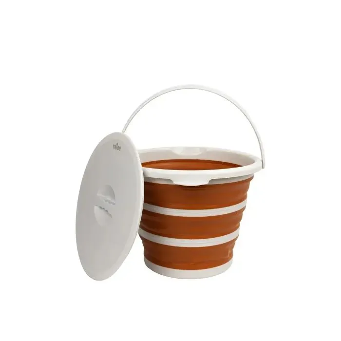 Відро складане Tribe Water Bucket Lid 10 л з кришкою terracota (T-FJ-0050-terracota) зображення 2