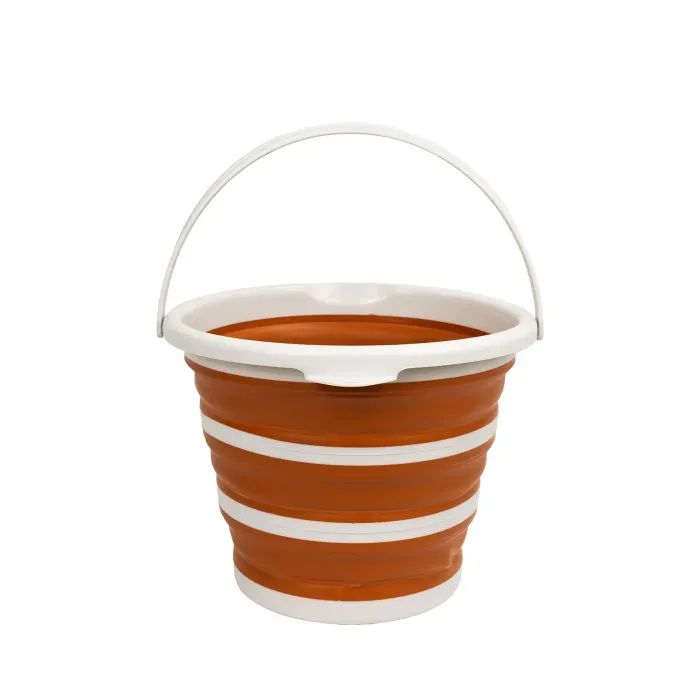 Відро складане Tribe Water Bucket Lid 10 л з кришкою olive (T-FJ-0050-olive) зображення 3