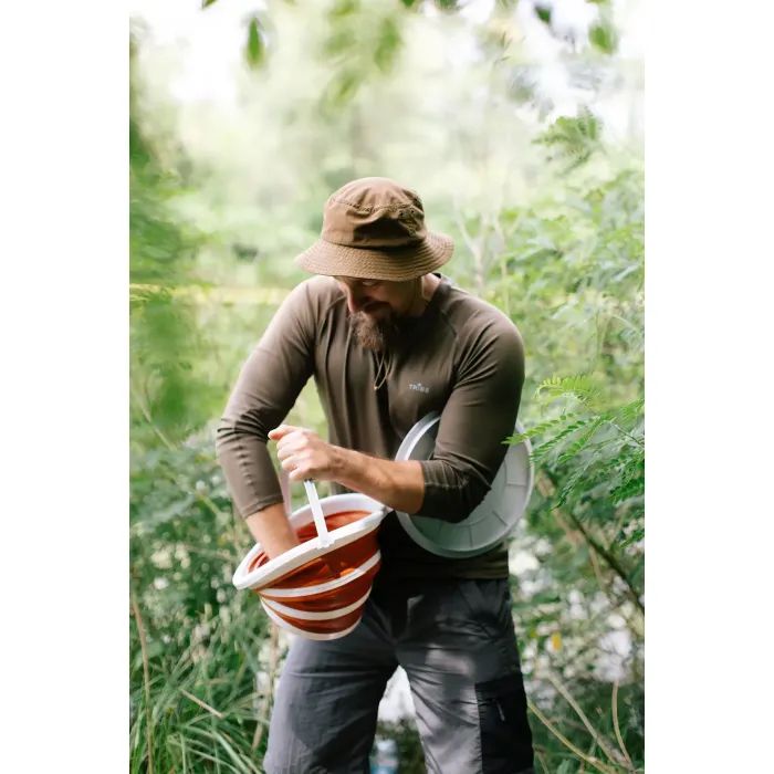 Відро складане Tribe Water Bucket Lid 10 л з кришкою olive (T-FJ-0050-olive) зображення 8